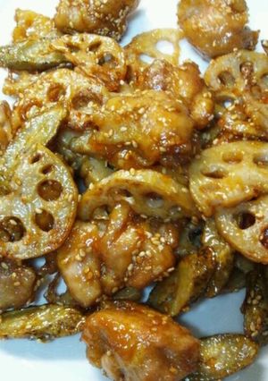 食べ過ぎ注意★鶏肉と根菜の甘辛揚げ-レシピのメイン写真