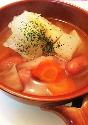 白菜大量消費！コクうま具だくさんポトフ♡-レシピのメイン写真