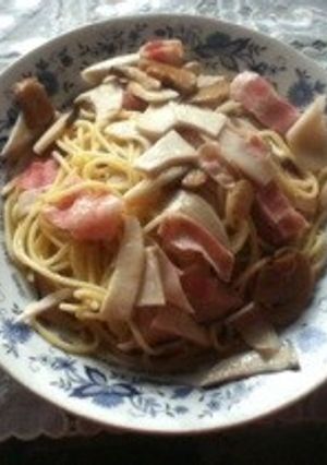 キノコのスパゲティ-レシピのメイン写真