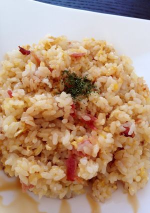【ザ☆ズボラ飯】フライパンで卵かけご飯！-レシピのメイン写真