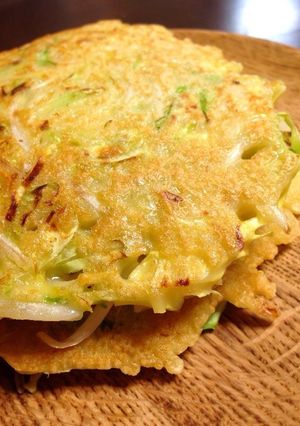 ふわもち!ヘルシーお好み焼き-レシピのメイン写真