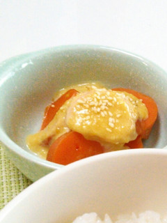 人参の味噌かけ-レシピのメイン写真