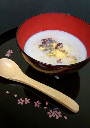 簡単♪おもちでほっこり♡みるくぜんざい-レシピのメイン写真