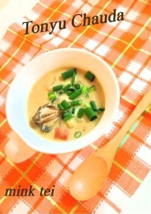 カキの豆乳味噌チャウダー-レシピのメイン写真