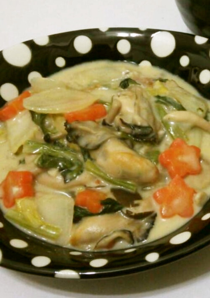 牛乳消費!!牡蠣と白菜のクリーム煮☆-レシピのメイン写真