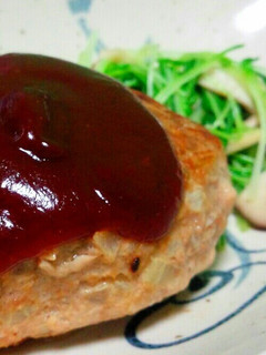 お店のハンバーグ-レシピのメイン写真