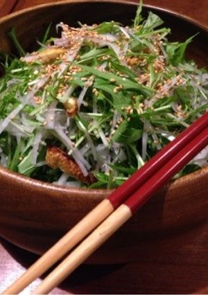 水菜と大根のじゃこサラダ-レシピのメイン写真