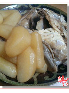 圧力鍋de鮪のカマ&大根煮-レシピのメイン写真