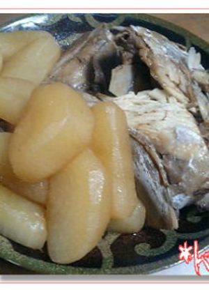 圧力鍋de鮪のカマ＆大根煮-レシピのメイン写真