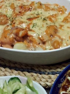 簡単!じゃがいものオーロラチーズ焼き-レシピのメイン写真