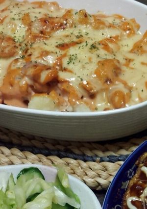 簡単！じゃがいものオーロラチーズ焼き-レシピのメイン写真