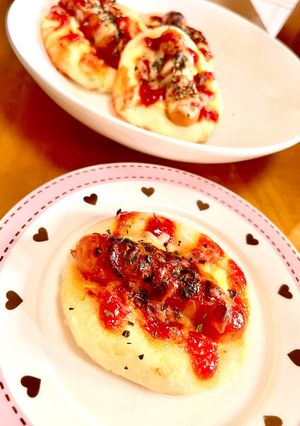 お手軽に米粉お豆腐ウィンナーパン発酵なし-レシピのメイン写真