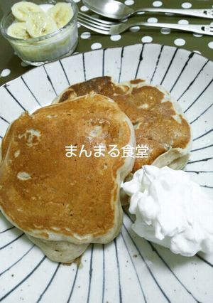 HMで*餡子餅入りのパンケーキ-レシピのメイン写真