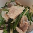 簡単!めんつゆで水菜と豚バラの煮浸し