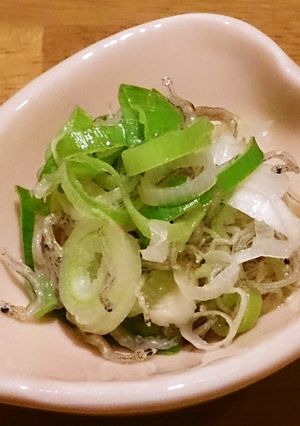 簡単◆かちりと長ねぎのごま油炒め-レシピのメイン写真