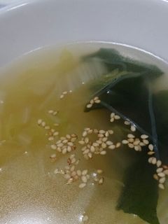 ダシダで春雨と白菜のスープ-レシピのメイン写真