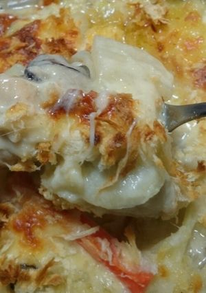シチューの余りで！牡蠣のグラタン-レシピのメイン写真