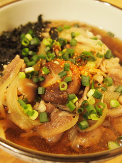 たっぷりきのこの肉うどん-レシピのメイン写真