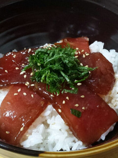 簡単!マグロのづけ丼-レシピのメイン写真