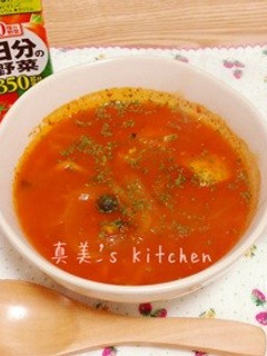 トマトスープ-レシピのメイン写真