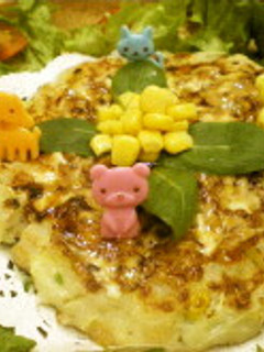 山芋でフワフワお好み焼き-レシピのメイン写真