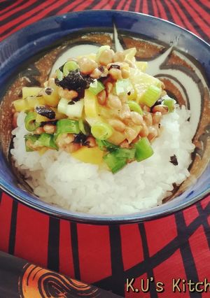 納豆たくあん-レシピのメイン写真
