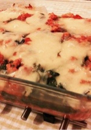 ソイミンスとほうれん草のモチモチグラタン-レシピのメイン写真