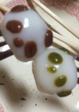 パンダ白玉-レシピのメイン写真