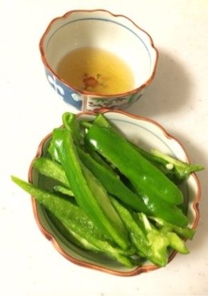 切るだけ簡単ピーマンおつまみ-レシピのメイン写真