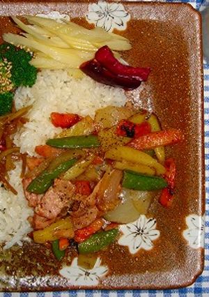 春野菜と豚肉の塩炒め-レシピのメイン写真