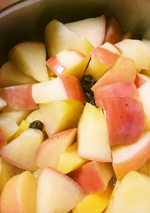 りんごとさつまいもの煮物-レシピのメイン写真