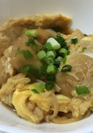 お麩とえのきの卵とじ-レシピのメイン写真