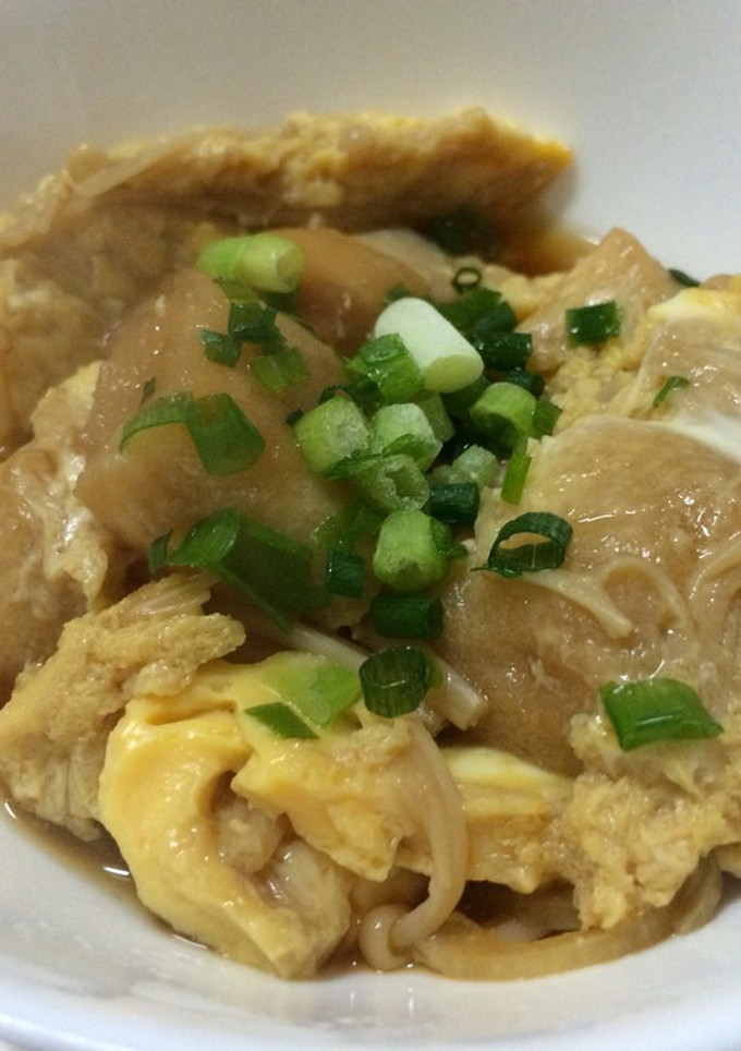 お麩とえのきの卵とじ-レシピのメイン写真
