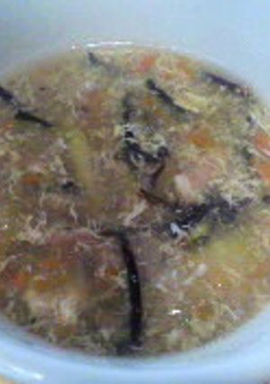 給食の味♪ひじきと玉子のス-プ-レシピのメイン写真