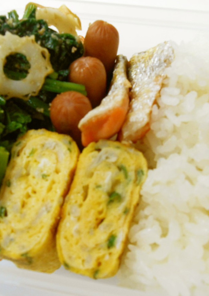 しらす干しとネギの玉子焼き-レシピのメイン写真