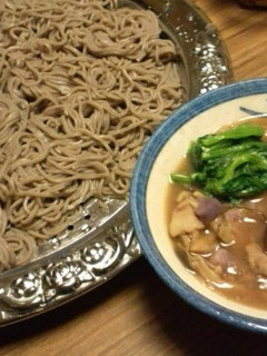 芯から温い!きのこいっぱい あんかけ蕎麦-レシピのメイン写真