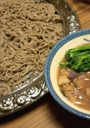 芯から温い！きのこいっぱい あんかけ蕎麦-レシピのメイン写真
