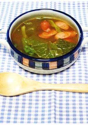 納得の野菜スープ♥セロリの葉っぱ入り-レシピのメイン写真