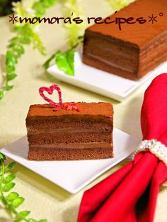 HMで簡単ふわふわ濃厚♡生チョコケーキ-レシピのメイン写真