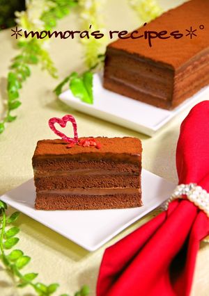 HMで簡単ふわふわ濃厚♡生チョコケーキ-レシピのメイン写真