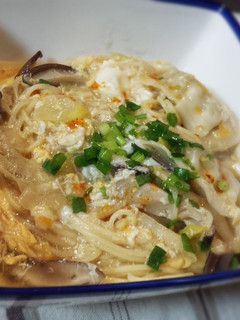 冷凍餃子で酸辣湯スパ-レシピのメイン写真