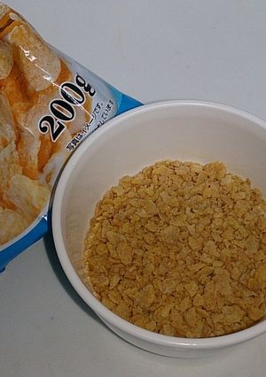 離乳食☆コーンフレーク、簡単な砕き方-レシピのメイン写真