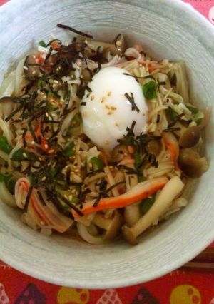 温冷お好きに☆温玉うどん-レシピのメイン写真