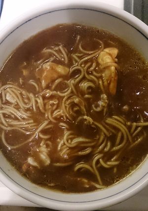 インスタントカレーラーメン-レシピのメイン写真