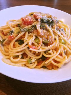 シンプルなトマトソーススパゲッティ-レシピのメイン写真