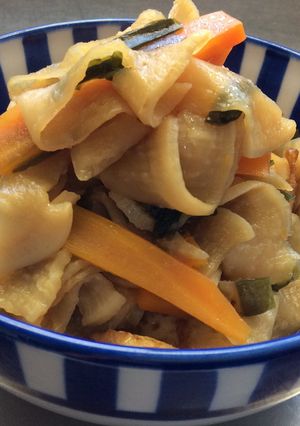 ピリ辛甘酢の切り干し大根の煮物-レシピのメイン写真