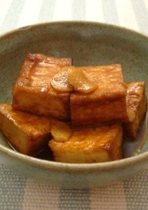 厚揚げの生姜煮-レシピのメイン写真