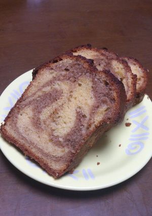 マーブルパウンドケーキ-レシピのメイン写真