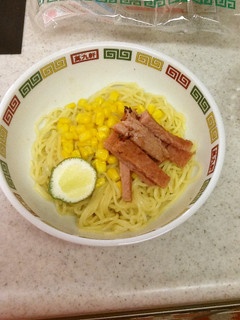 スパムで塩油そば-レシピのメイン写真