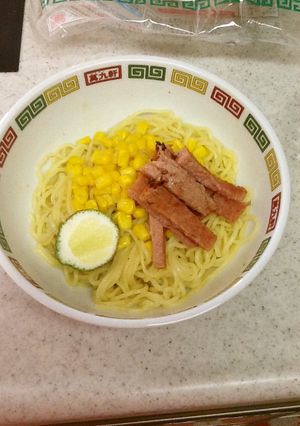 スパムで塩油そば-レシピのメイン写真